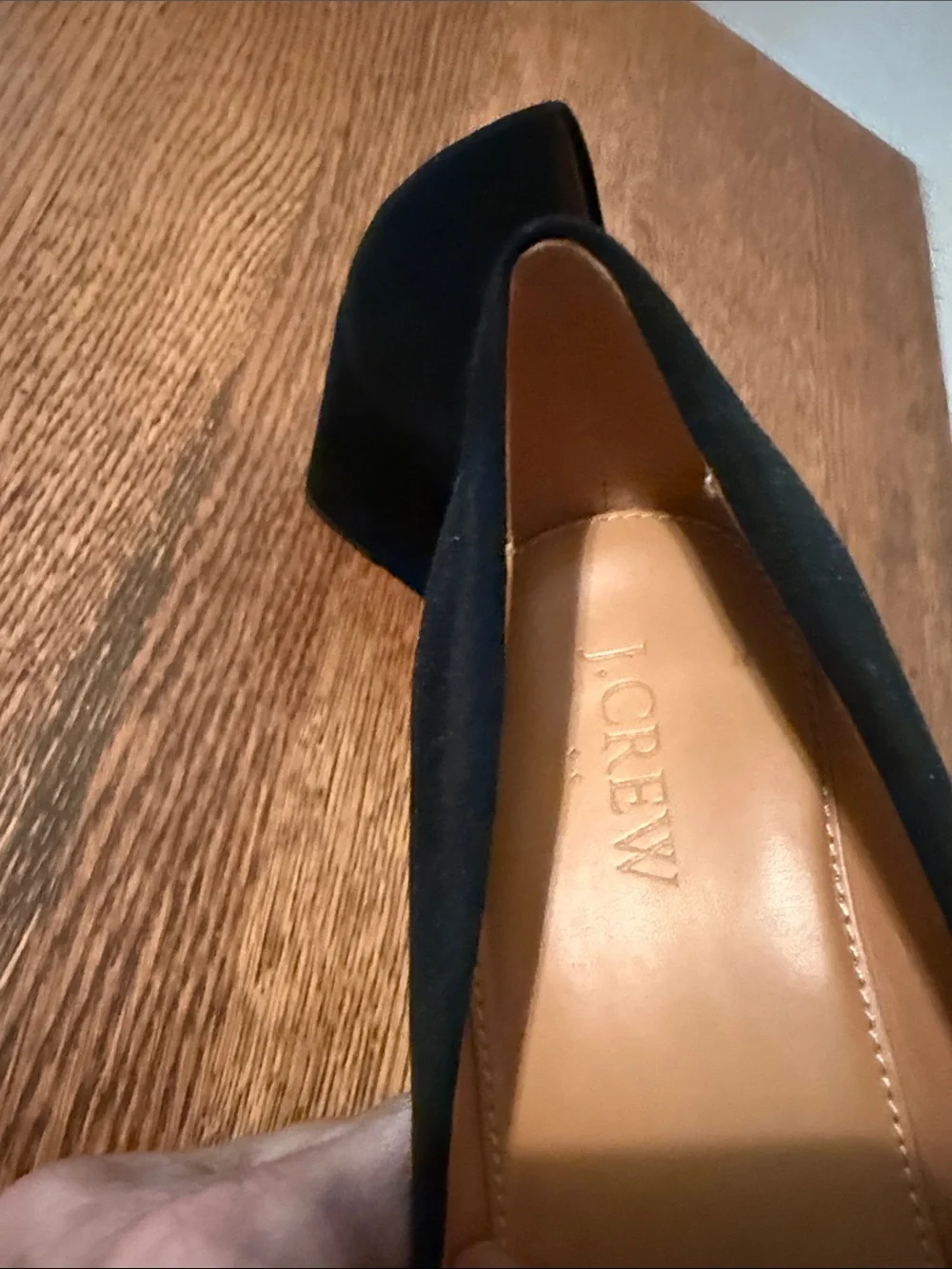 J. Crew Black Suede Classic Pumps